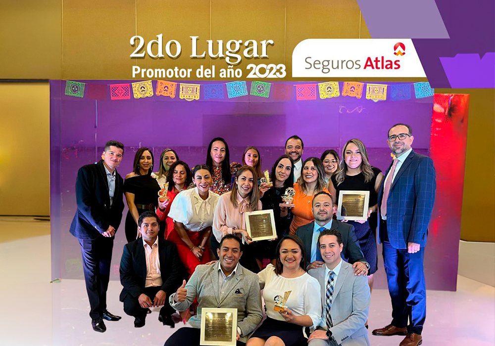 Enfoque 25 Brilla en los Premios de Seguros Atlas 2023, Asegurando el Segundo Lugar a Nivel Nacional